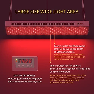 Beli 660nm 850nm Seluruh Tubuh Perangkat Terapi Cahaya Inframerah 1500W Terapi Lampu Merah pembuatan online