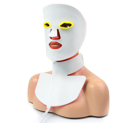 Beli Pdt Wajah Leher Merah Lampu Led Masker Terapi Perawatan Kulit Silikon 7 Warna 630nm pembuatan online