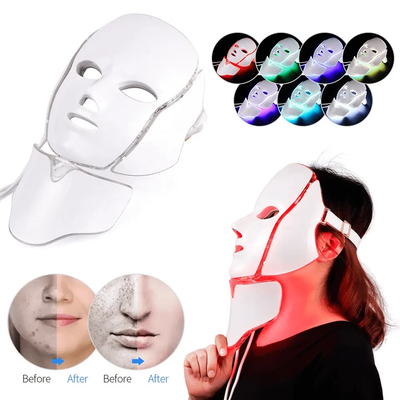 Beli Anti Penuaan Lampu Led Merah Terapi Inframerah Masker Wajah Spa 7 Warna Masker Foton pembuatan online