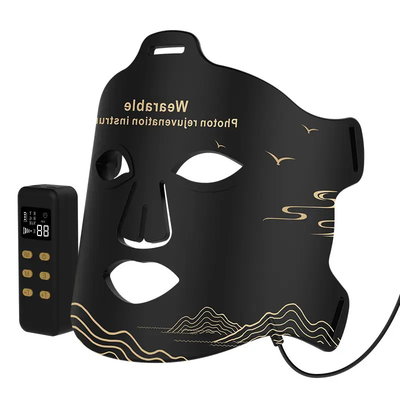 Beli Masker Wajah LED Nirkabel Isi Ulang Masker Terapi Cahaya LED Untuk Penggunaan Di Rumah pembuatan online