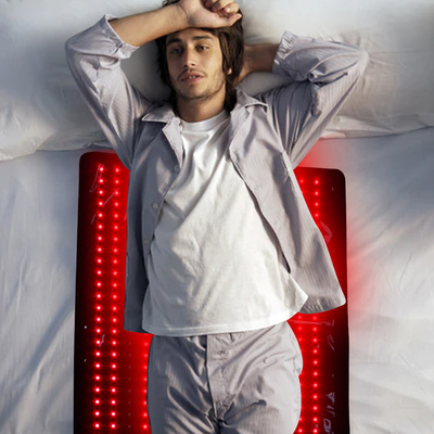 Beli Seluruh Tubuh Terapi Lampu Merah Mat Yoga Led Infrared Light Blanket pembuatan online