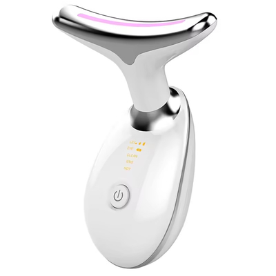 Beli Vibration Skin Tightener Massager Wrinkle Led Light Therapy Wajah Leher Alat kecantikan pembuatan online