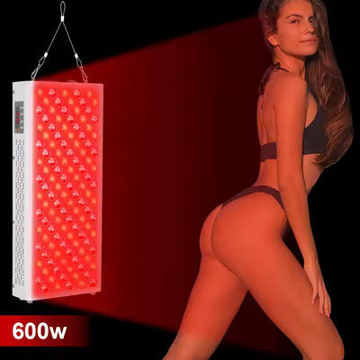 Beli OEM ODM Penyembuhan Sakit Tubuh Sauna Infra Merah Dekat 600w 120pcs LEDS 5W 660nm 850nm Panel Terapi Cahaya Merah LED Perangkat Terapi Cahaya Merah pembuatan online