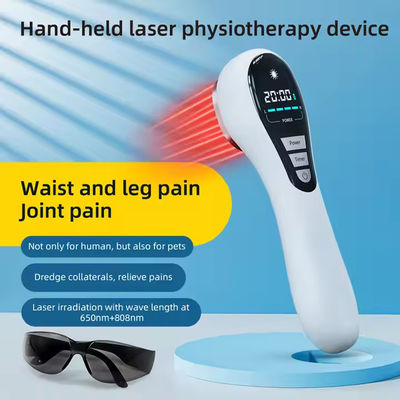 Beli Cold Laser Near Infrared Light Therapy Device untuk meringankan rasa sakit dan kulit halus Putih dan abu-abu Fisioterapi Instrumen pembuatan online