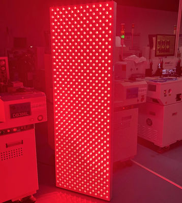 Beli Perawatan jerawat berdiri inframerah panel terapi cahaya merah 6000w perangkat LED terbesar untuk rumah tanpa berkedip pembuatan online