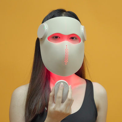 Beli Topeng Terapi Cahaya Merah & InfraMerah 3D 660+850+1064nm + Biru 460nm LED, 288 Lampu, Penguatan Kulit & Pengobatan Jerawat, CE/RoHS/FCC pembuatan online
