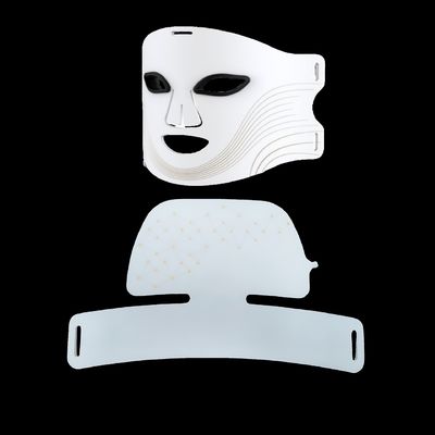 Beli OEM Factory of Silicone LED Facial Mask – 660nm Red Light + 850nm Infrared + Blue + Purple Modes pembuatan online