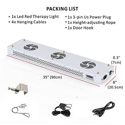 Beli Kontrol Waktu Terapi Foton Perangkat Kerut Terapi Lampu Merah Led 1000W pembuatan online