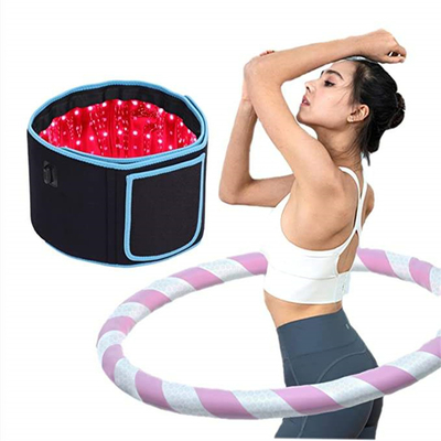 Fabric LED Red Light Therapy Belt Dekat Perangkat Cahaya Inframerah Untuk Menghilangkan Nyeri Sendi Otot
