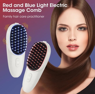 Merah Biru LED Anti Rambut Rontok Pijat Rambut Pertumbuhan sisir Kulit Kepala pijat