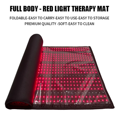 Berat Badan Pad Terapi Cahaya Merah Dekat Infra Merah Sabuk LED Merah Untuk Mats Yoga