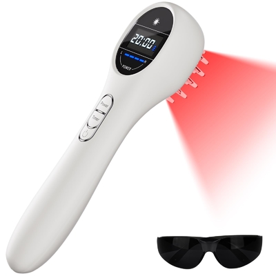 Penghilang Rasa Sakit 808nm 650nm Peralatan Terapi Laser Dingin Terapi Cahaya Merah