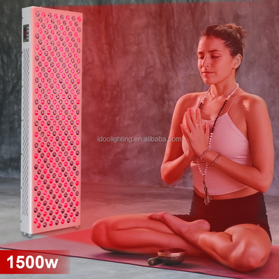 Panel Terapi Cahaya Merah 1500W 630 660 810 850nm Perawatan Kulit Led Panel Terapi Cahaya Merah