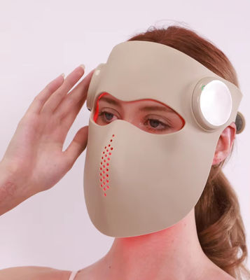 Wireless 3D LED Face Mask   288 Chip LED, 660nm 460nm 850nm 1064nm Light Therapy, 2 Mode, Timer, Rejuvenation & Anti-Aging Skincare Device