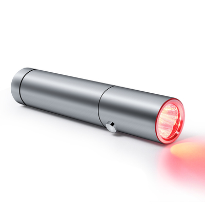 Logo Merek Kustom Portabel Red Infrared Light Therapy Torch 630nm 660nm 830nm