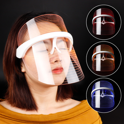 Terapi Cahaya LED Isi Ulang Masker Wajah Cahaya Terapi Foton
